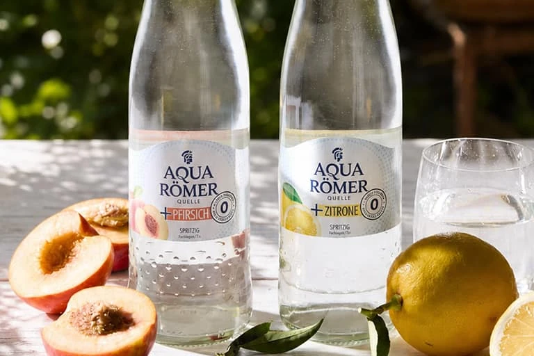 Minealwasser mit Geschmack